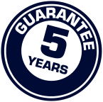 5-year warranty